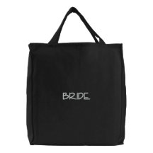 Bride Tote Canvas Bag