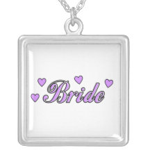 Bride Wedding Hearts Custom Necklace
