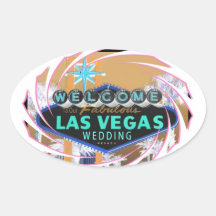 "Bride" Welcome To Our Las Vegas WEDDING Sticker