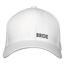 Bride White Hat Embroidered Baseball Caps