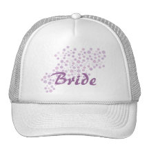 Bride Winter Wedding Trucker Hat
