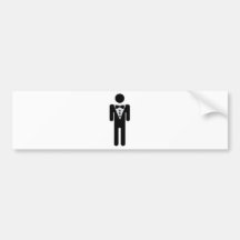 bridegroom icon bumper stickers