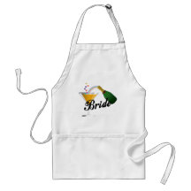 Brides Champagne Toast Apron