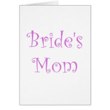 Bride's Mum Cards