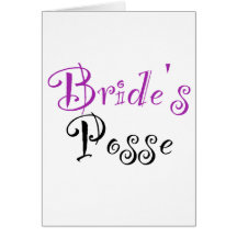 Bride's Posse Cards