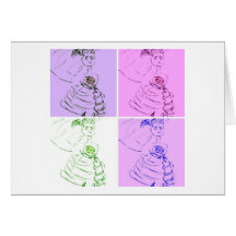 Bride's Wedding Day Greeting Card