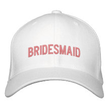Bridesmaid Embroidered Baseball Caps