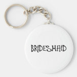 Bridesmaid (Funky) Key Chain