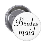 Bridesmaid Pinback Button
