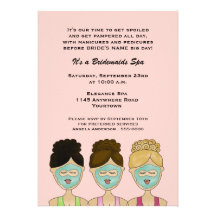Bridesmaids Spa Invitation