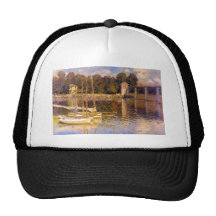 Bridge at Argenteuil by Claude Monet Trucker Hat