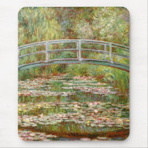 Bridge over a Pond of Water Lilies, Claude Monet Mousepad