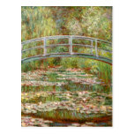 Bridge over a Pond of Water Lilies, Claude Monet Postcard