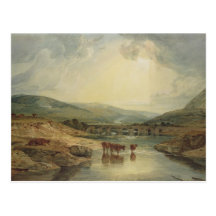 Bridge over the Usk Postcard