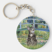 Bridge - Tabby Tiger Cat 31 Keychain