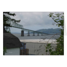 Bridge to Washington over the Columbia River Greeting Cards