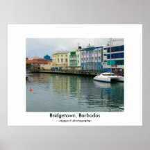 Bridgetown, Barbados poster print