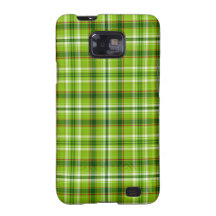 Bright Bold Colourful Christmas Holiday Plaid Samsung Galaxy SII Cover