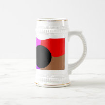 Bright Circle Stein Coffee Mugs