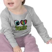 Bright Eye Heart I Love Apple Juice Shirts