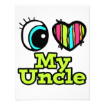 Bright Eye Heart I Love My Uncle Personalized Announcements