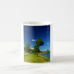 Bright Green Trees by the Lake Coffee Mugs