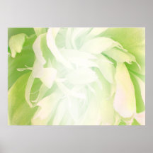 Bright Greenish Floral wedding gift Print