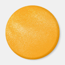 Bright Orange Leather Look Refrigerator Magnet