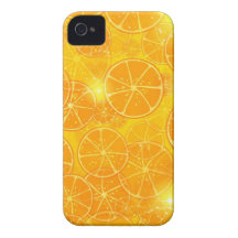 Bright oranges Case-Mate iPhone 4 cases