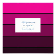 Bright Pink Paint Samples Personalized Announcements
