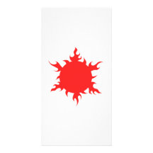 Bright Red Sun Photo Cards