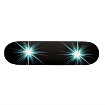 Bright Solar Flare Burst Skate Board Decks