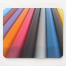 Bright Stripes Mouse Pad