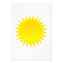 Bright Sun Custom Invitation