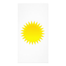 Bright Sun Photo Card