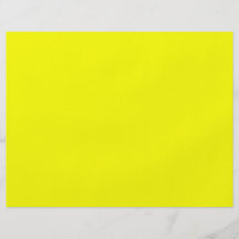 bright yellow DIY custom background template Full Color Flyer