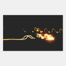Bright Yellow Lights Stickers