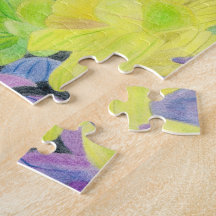Brightly Coloured Flowers Jigsaw Puzzle