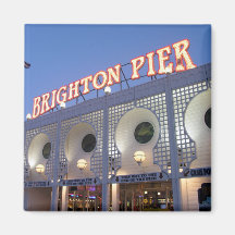 Brighton Pier, Sussex, UK Refrigerator Magnet