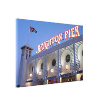 Brighton Pier, Sussex, UK Stretched Canvas Prints