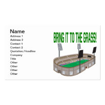 Bring It To The Grass Business Card