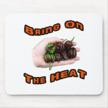 Bring On Heat Chocolate Hot Habanero Pepper Mousepad