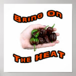 Bring On Heat Chocolate Hot Habanero Pepper Poster