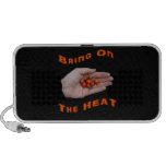 Bring On The Heat Cascabel Hot Peppers Hand Notebook Speakers