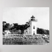 Bristol Ferry Lighthouse Poster