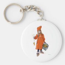 Brita (Iduna) with Candles and  Apples Keychains