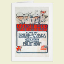 British Blood calls British Blood! (US02107) cards