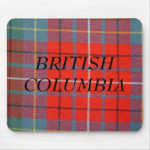 BRITISH COLUMBIA TARTAN MOUSEPAD