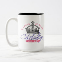 British Diamond Jubilee - Royal Souvenir Mug