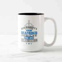 British Diamond Jubilee - Royal Souvenir Coffee Mug